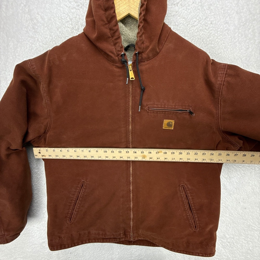 Carhartt Sierra Jacket Sherpa Lined Mens XL J141 CLY Clay - Picture 5 of 14